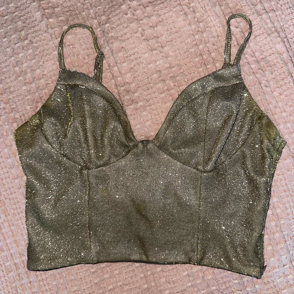 Tiger Mist sparkly top